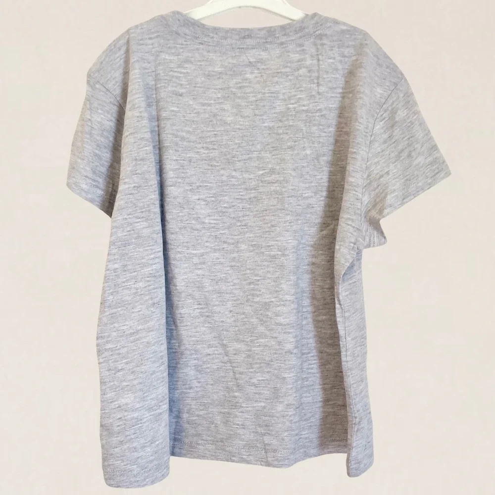 Champion Kids Gray Tennis Club Graphic T-Shirt XL 16 Short Sleeve Crewneck Tee